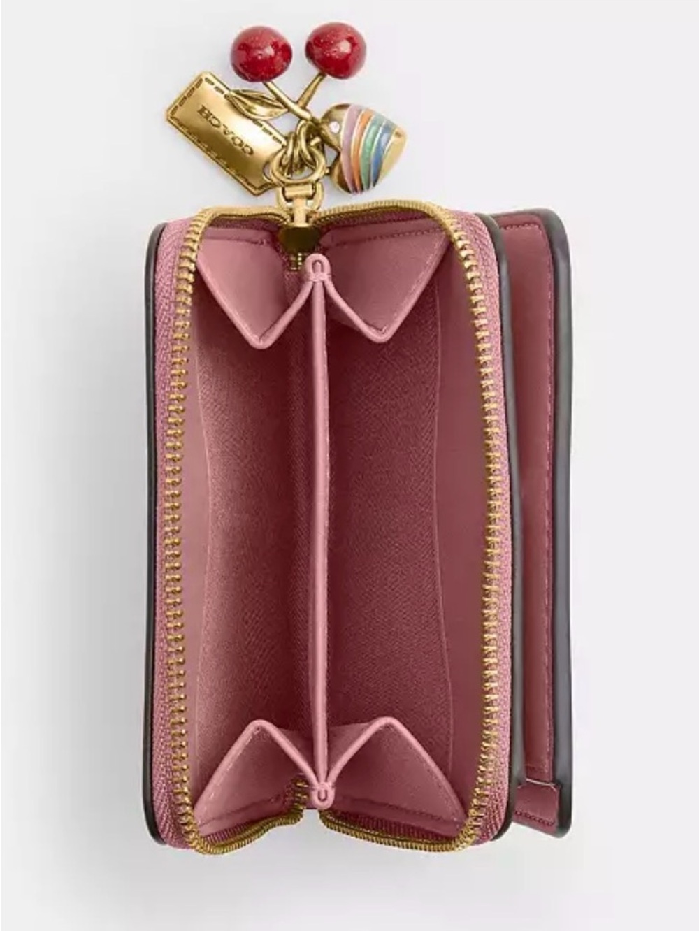 Coach Essential Billfold wallet in Peony - Picture 3 of 8